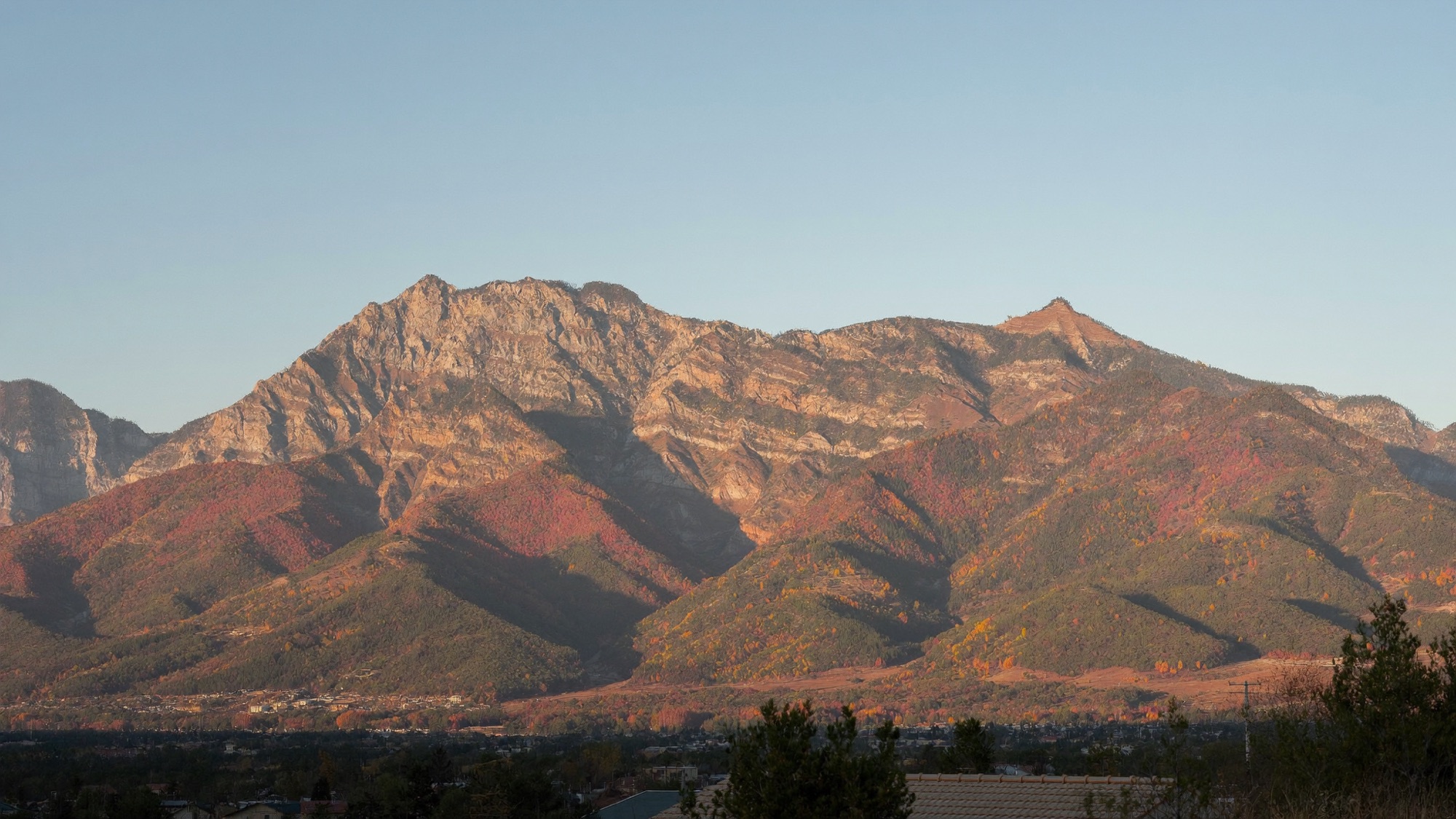 The Wasatch Front above the Salt Lake Valley